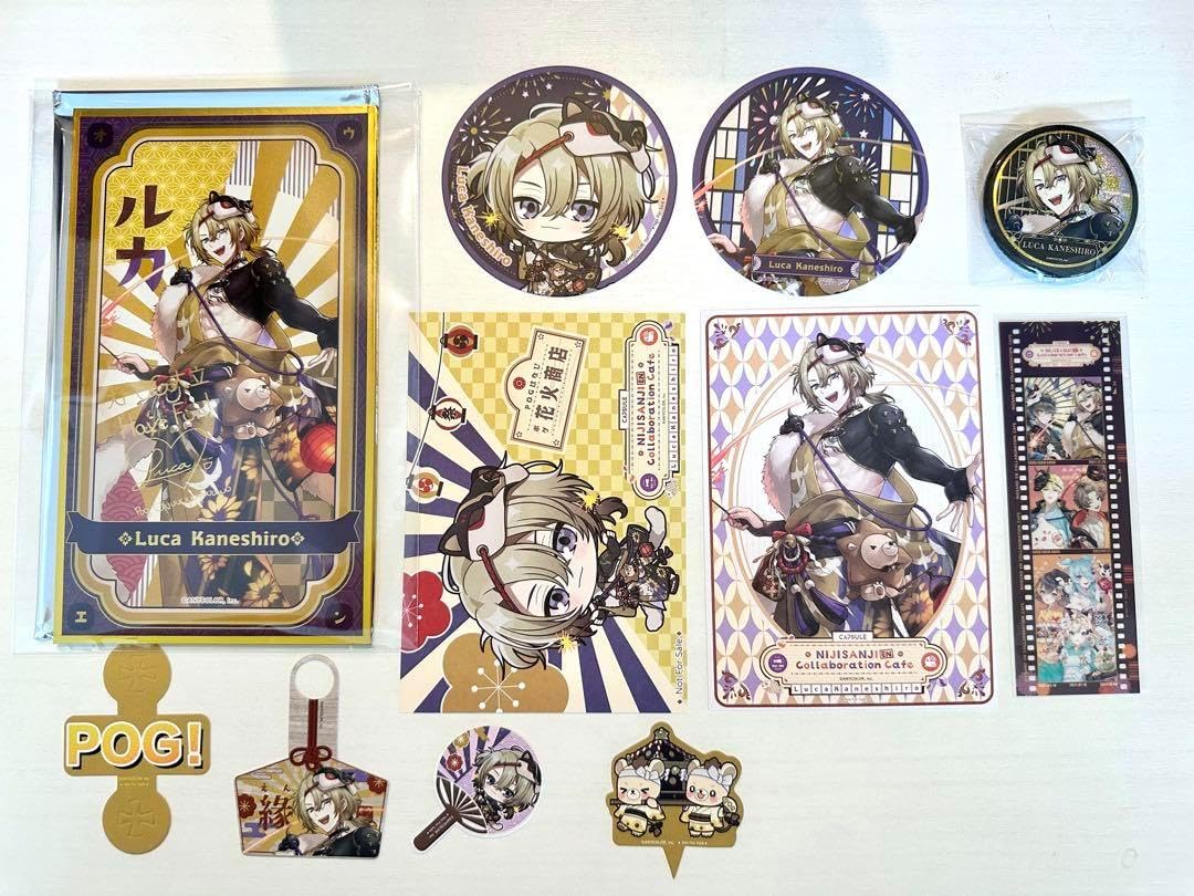 にじさんEN ルカ・カネシロ 台湾限定OU-EN Cafe 11点セット 台湾限定】